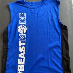 Boys sleeveless dry fit